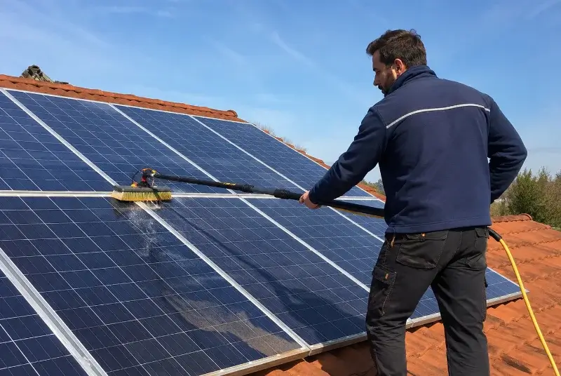 Nettoyage et entretien de panneaux solaires à Wimmenau